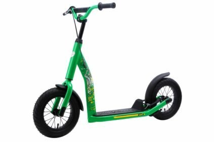 BIKESTAR New Gen Sport 12 Zoll Kinderroller ab 120cm mit Luftreifen günstig- grün (6)