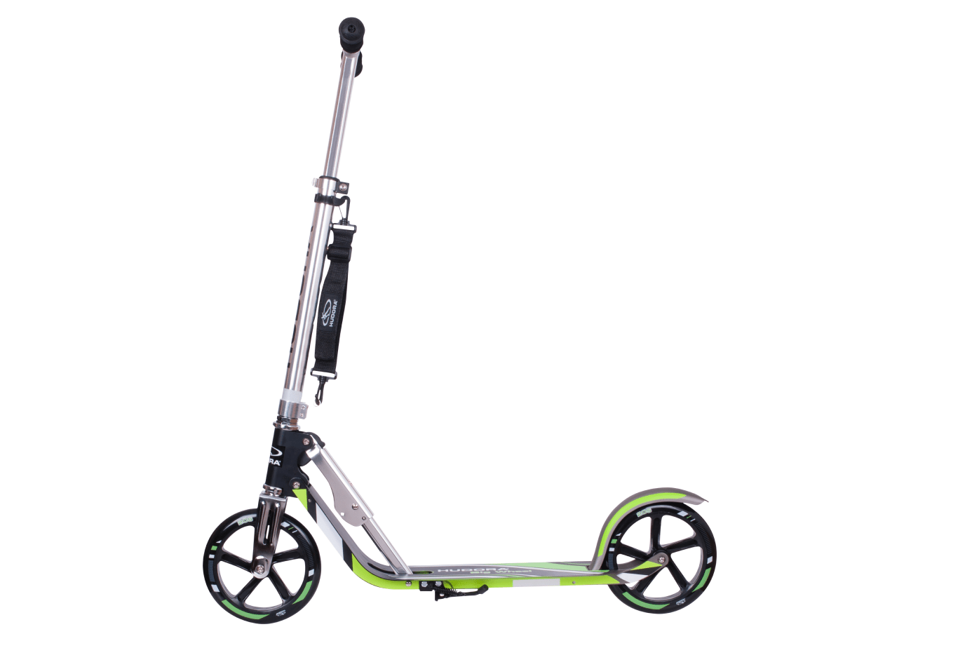 Kinder Roller Big Wheel Alu 8" 205 205mm grün/blau Hudora City Scooter 