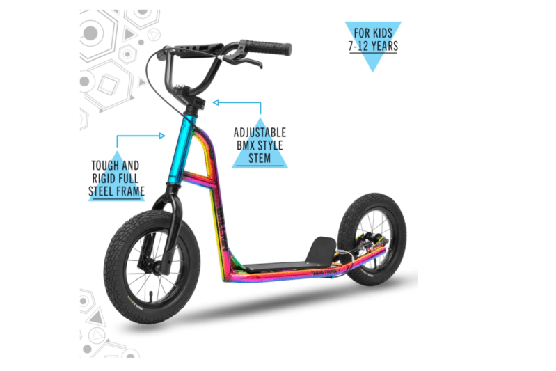 Sullivan-all-terrain-scooter-Kinderroller-5-Jahre-neon-Vorteile