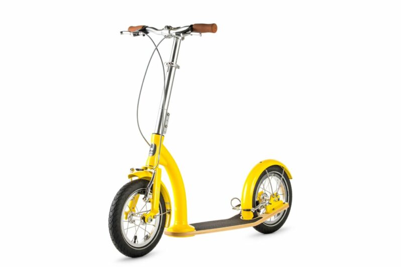 Swifty-IXI-Kinderroller-Scooter-Retro-Design-gelb