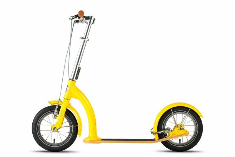 Swifty-IXI-Kinderroller-Scooter-Retro-Design-gelb-seite