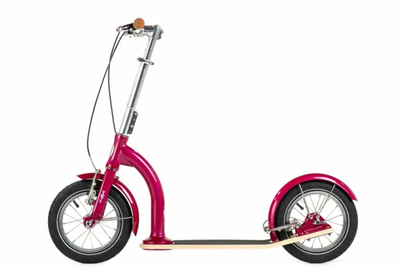 Swifty-IXI-Kinderroller-Scooter-Retro-Design-lila-raspberry